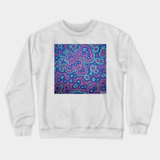 Zen Doodles in Purples & Blues Crewneck Sweatshirt